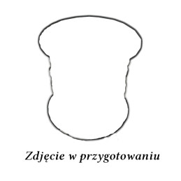 Pasek bawełniany jednobarwny przeszyty pojedynczo 5-6 mm duża szpulka 70 mb
