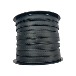 Pasek skay matowy przeszyty podwójnie 9-10 mm duża szpulka 45 mb